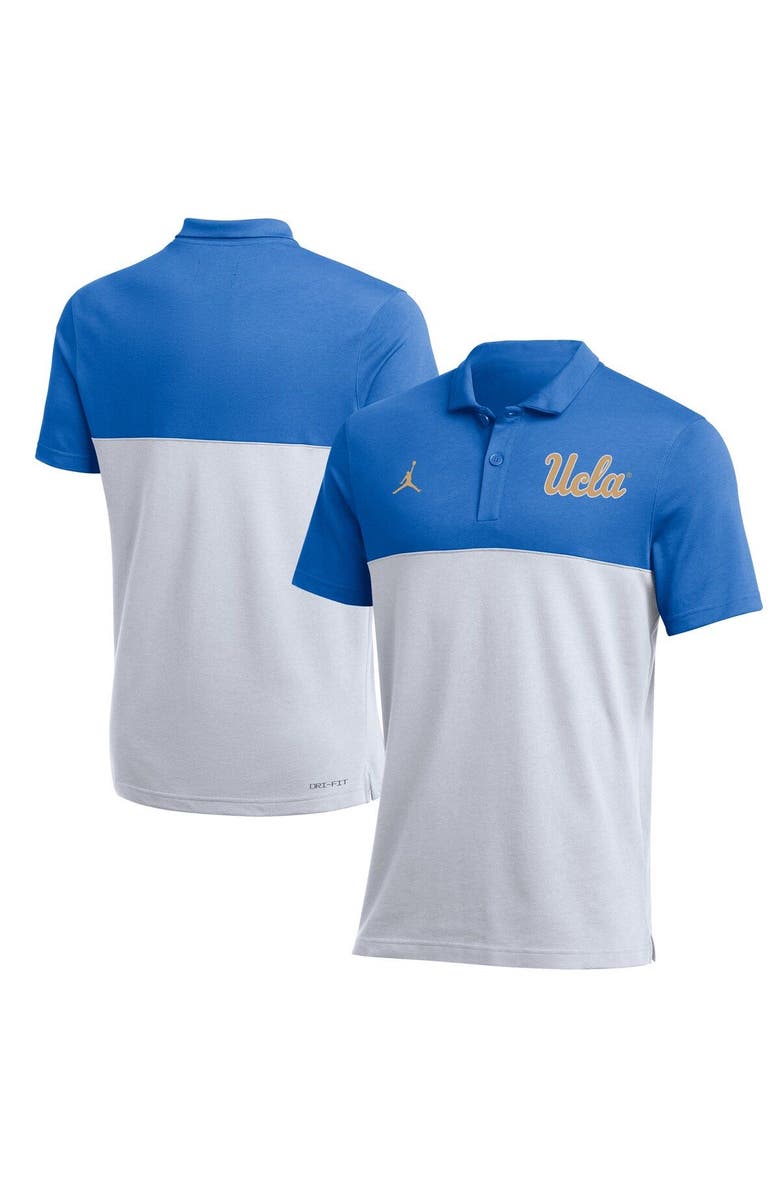 Jordan Brand Men's Jordan Brand Light Blue UCLA Bruins 2022 Coaches Performance Polo, Main, color, Light Blue