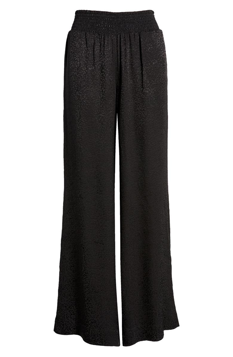 Tommy Bahama Wild One Leopard Jacquard Wide Leg Pants, Alternate, color, 