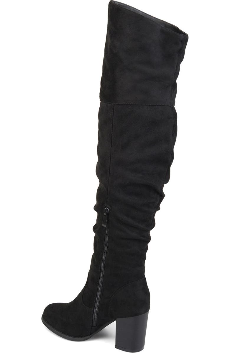 Journee Collection JOURNEE Kaison Ruched Tall Boot, Alternate, color,