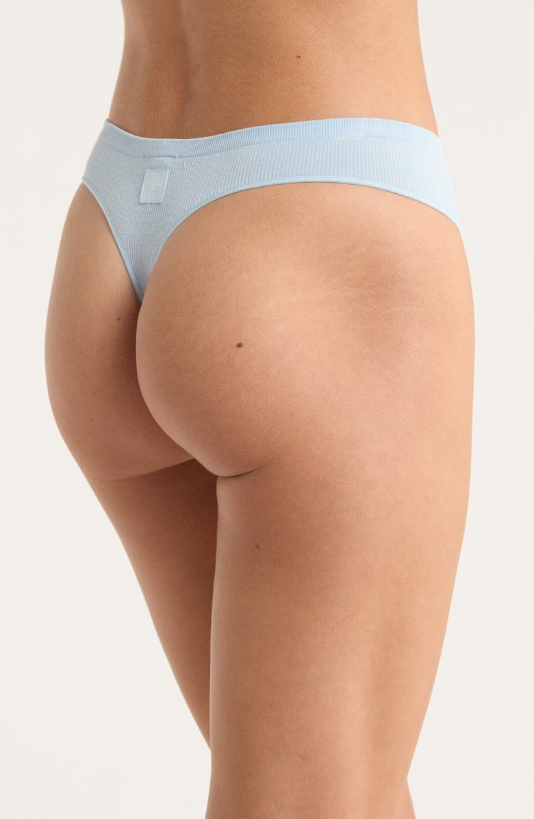 Florence by Mills Ribbed Thong, Alternate, color, Powder Blue