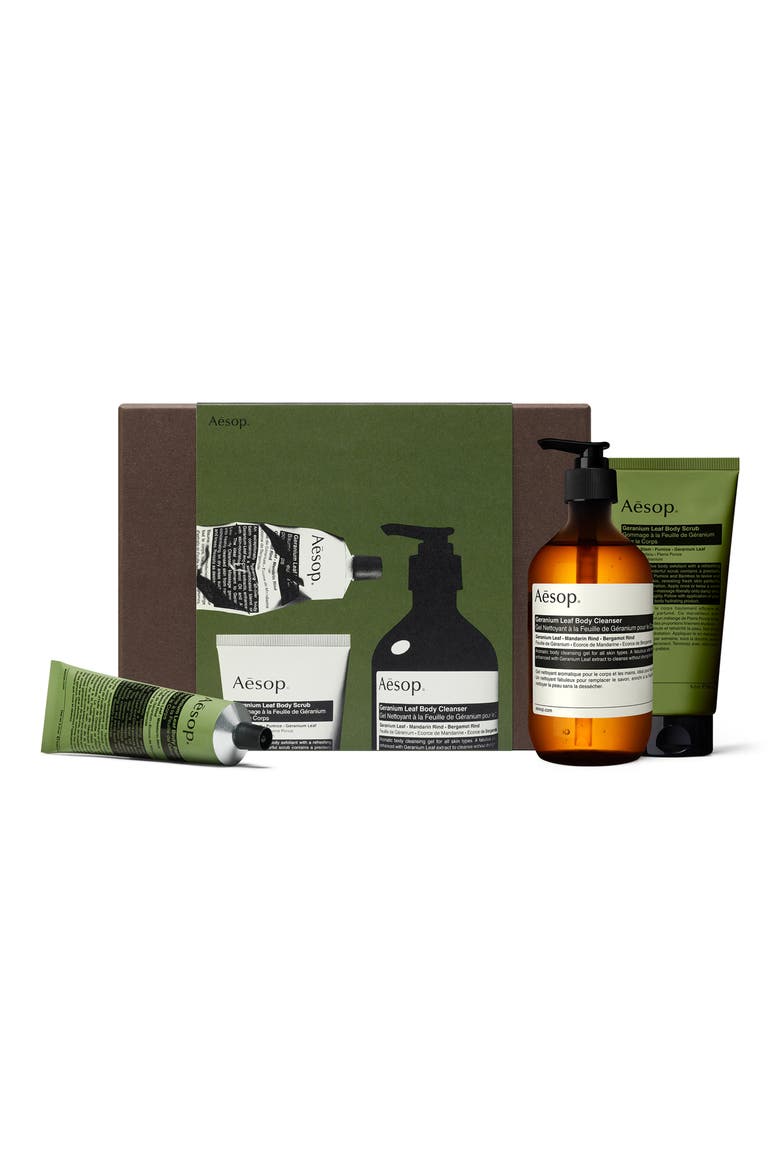 Aesop Geranium Leaf Trio Set $148 Value (Women) | Nordstrom
