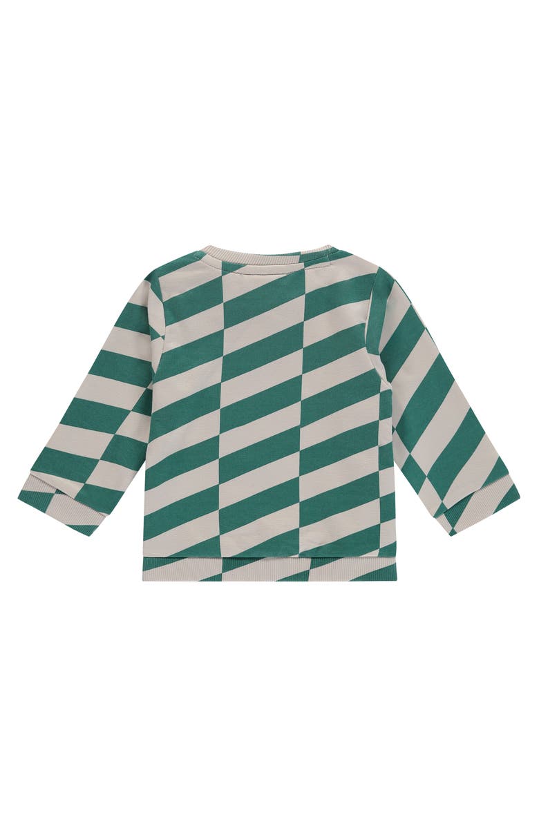 BABYFACE Asymmetrical Print Sweatshirt, Alternate, color, Green