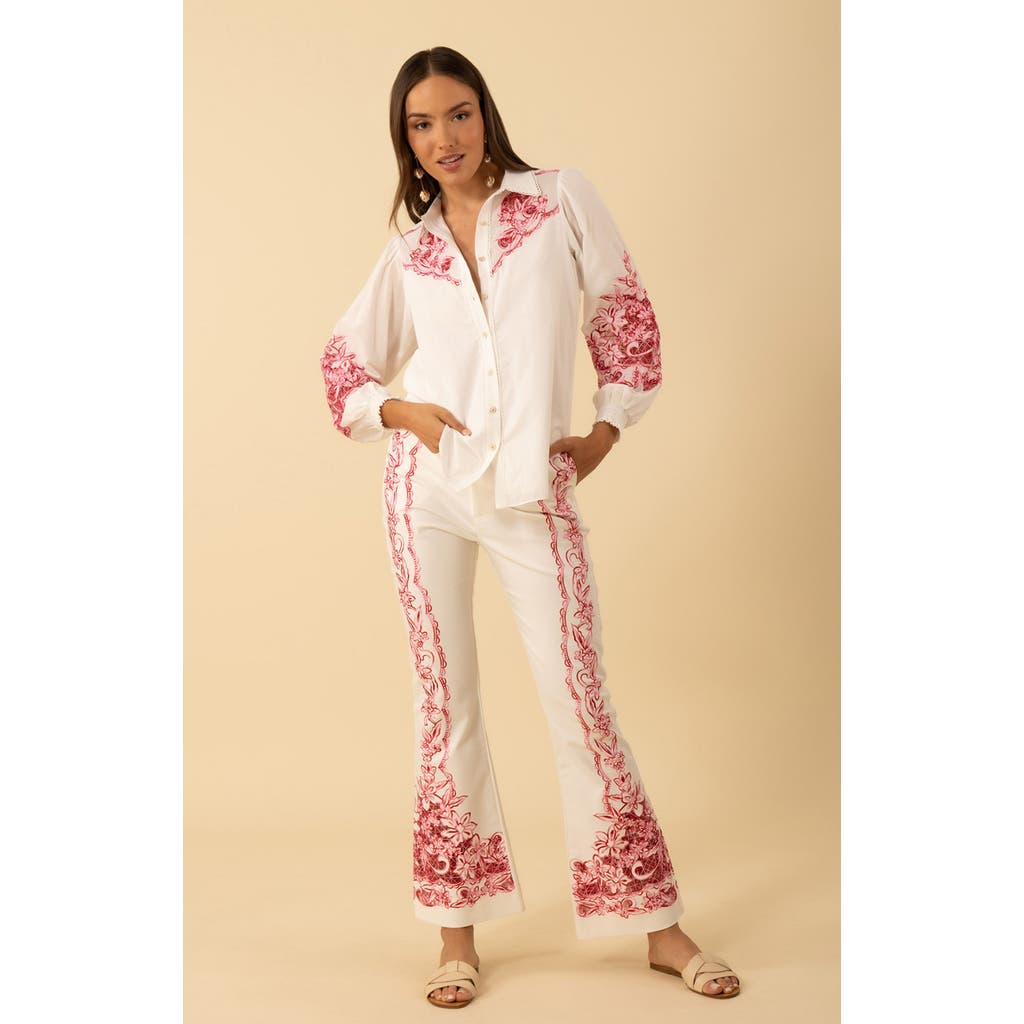 Hale Bob Jianna Embroidered Top