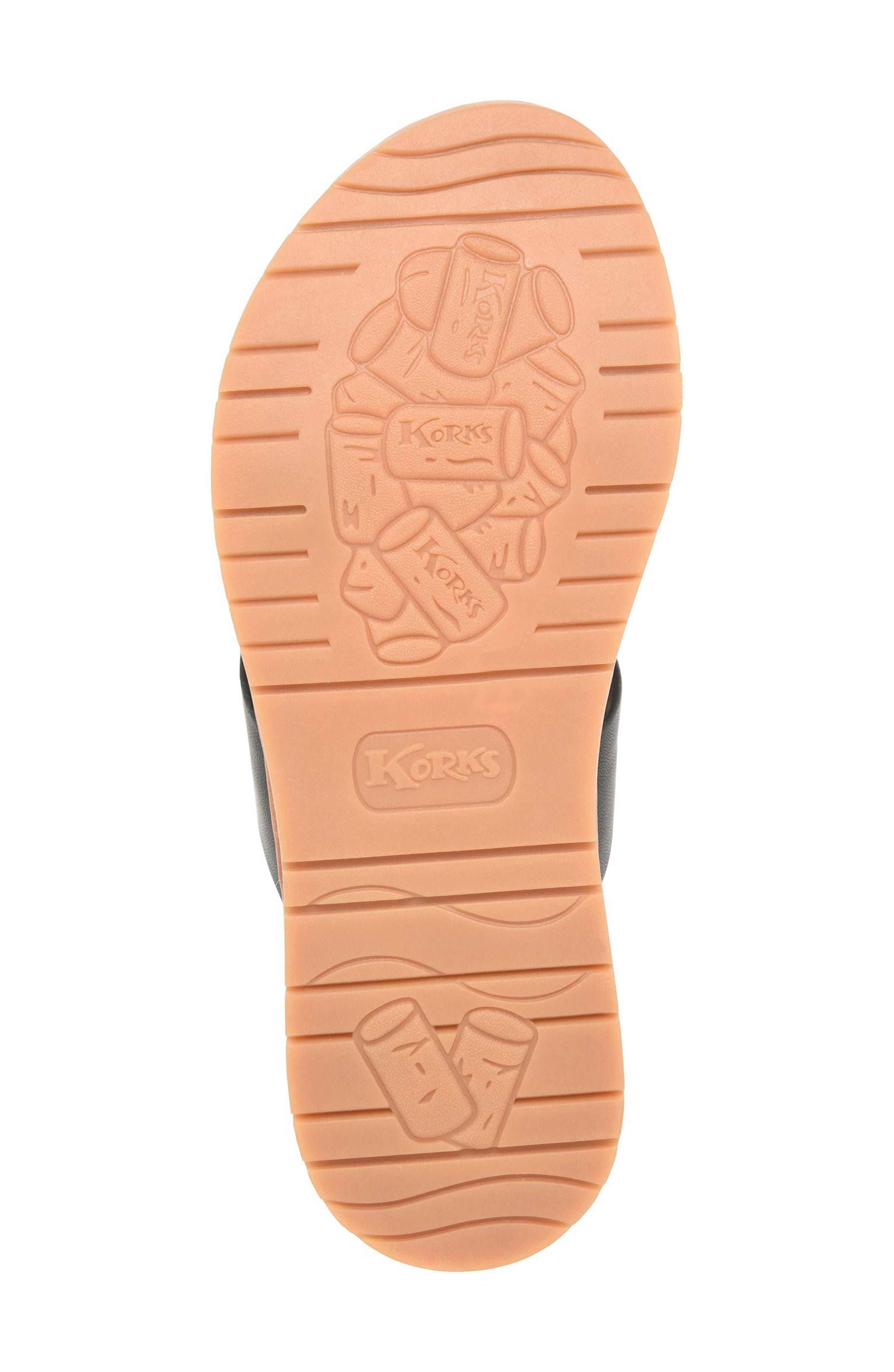 KORKS Catarina Sandal, Alternate, color, Black
