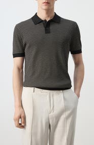 MANGO Stripe Polo