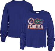 '47 Women's '47 Royal Florida Gators Bottom Line Parkway Long Sleeve High Waist T-Shirt