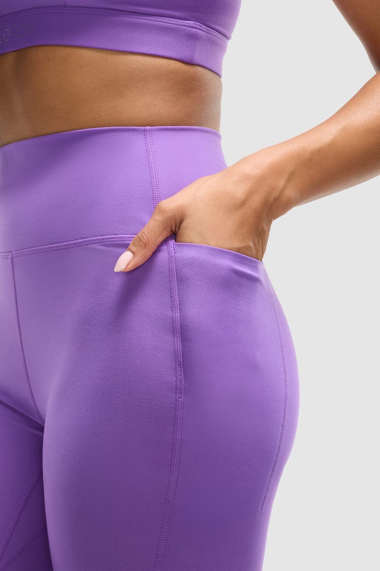 Cadent High Rise Pocket Legging 25", Alternate, color, Bright Purple