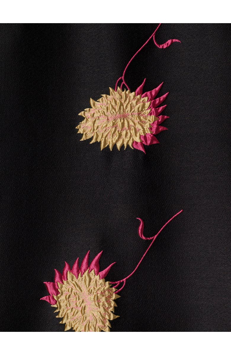 La DoubleJ Mini Swing Dress Derby Jacquard Black, Alternate, color, Derby Jacquard Black