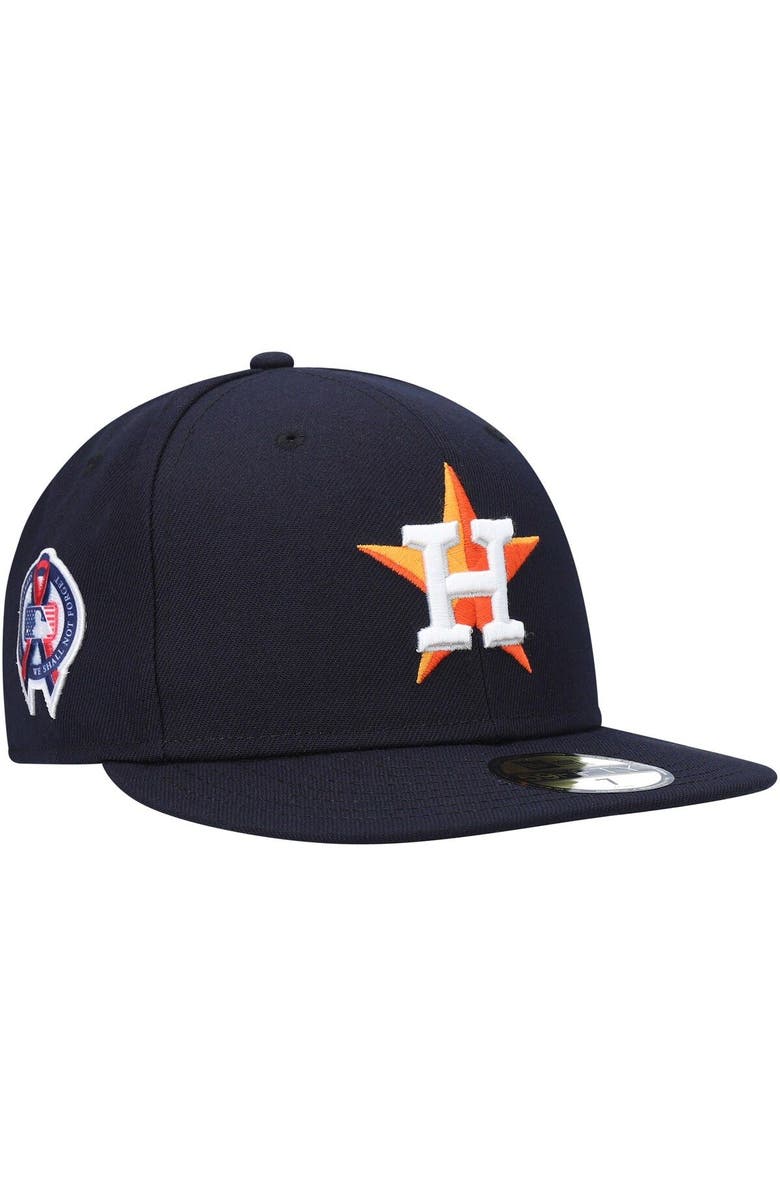 New Era Men's New Era Navy Houston Astros 9/11 Memorial Side Patch 59FIFTY Fitted Hat, Main, color, Navy