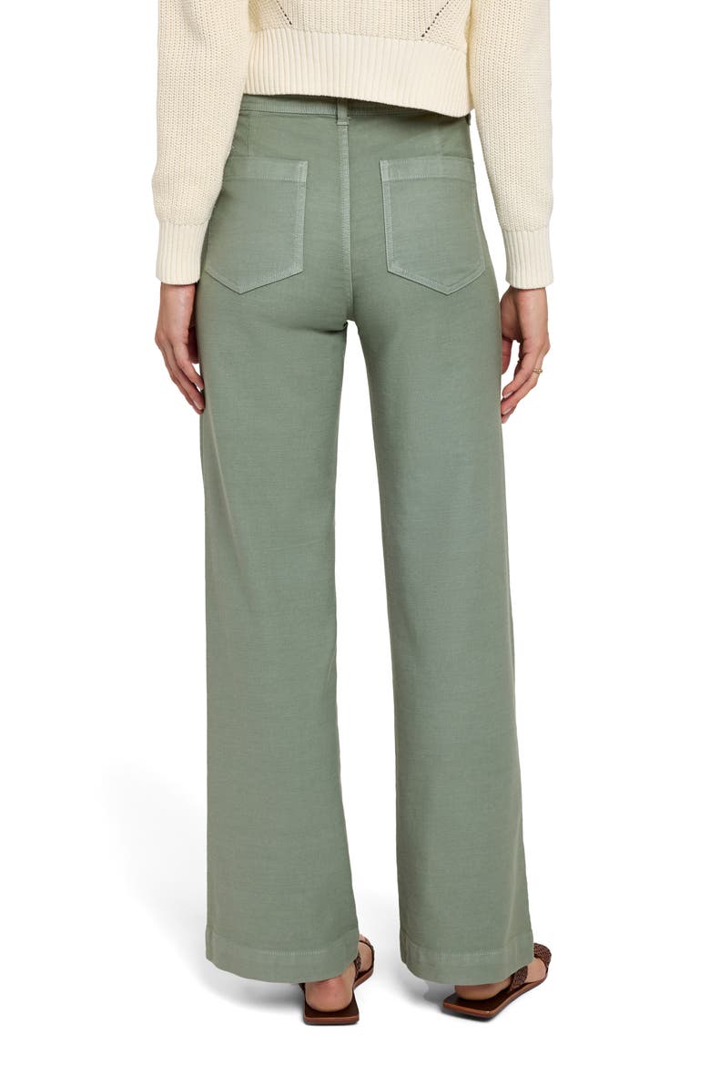 Harbor Stretch Terry Wide Leg Pants, Alternate, color, COASTAL SAGE