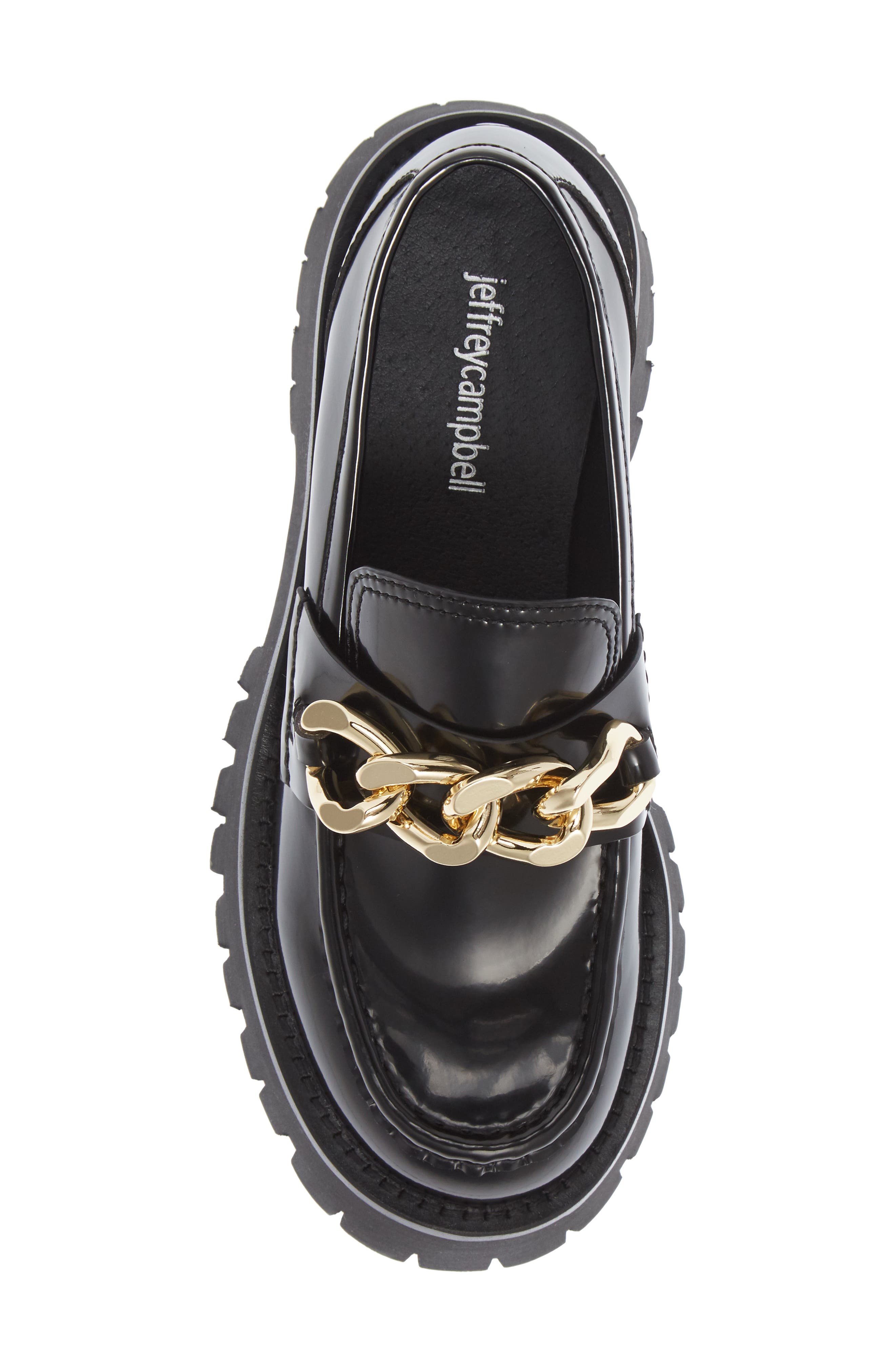 Jeffrey Campbell Recess Chain Platform Loafer, Alternate, color, 