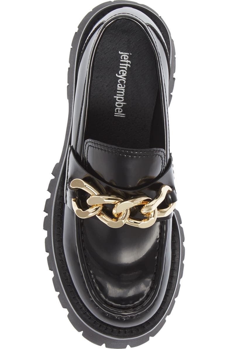 Jeffrey Campbell Recess Chain Platform Loafer, Alternate, color,