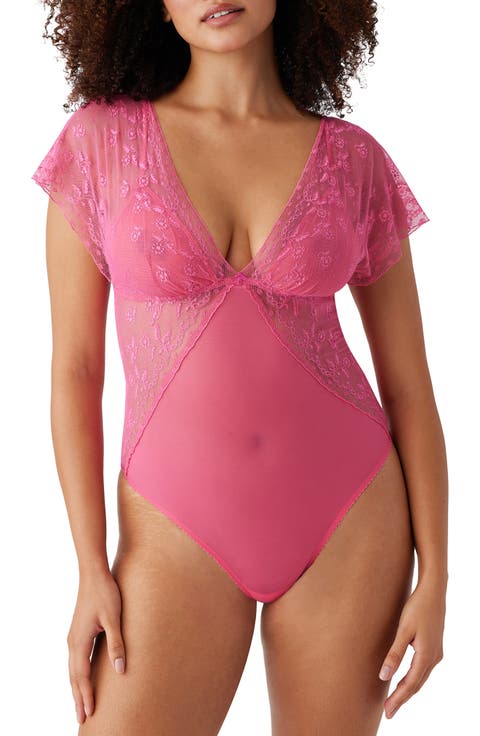 Lifted in Luxury Lace & Mesh Bodysuit
