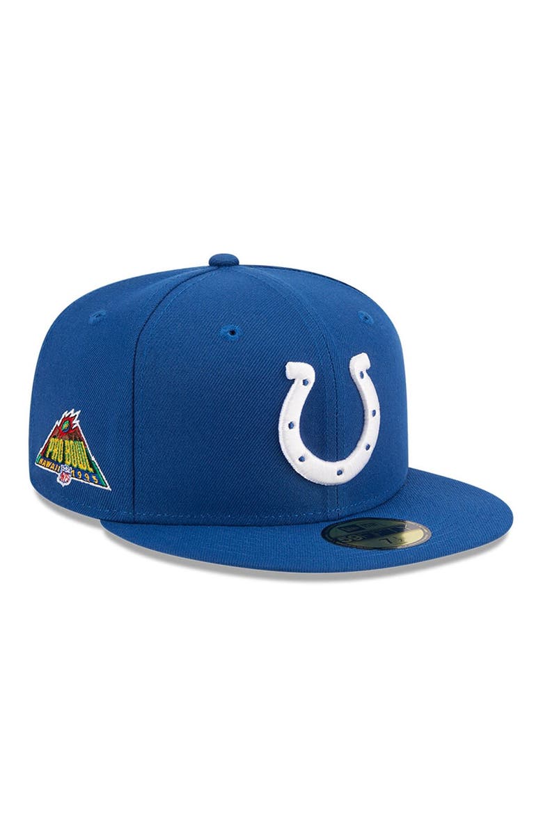 New Era Men's New Era Royal Indianapolis Colts  Main Patch 59FIFTY Fitted Hat, Main, color, 