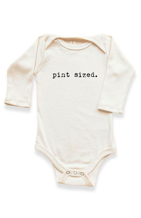 Pint Sized Organic Baby Bodysuit Long Sleeve