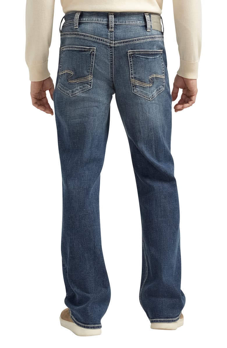 Silver Jeans Co. Zac Relaxed Straight Leg Jeans, Alternate, color, 