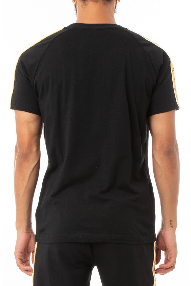 Kappa 222 Banda Deto Graphic Tee, Alternate, color, BLACK