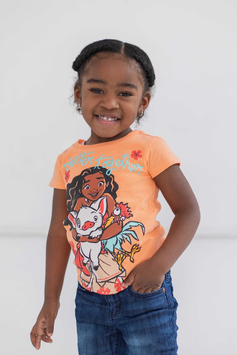 Moana 3-Pack T-Shirts, Alternate, color, Orange/White/Blue