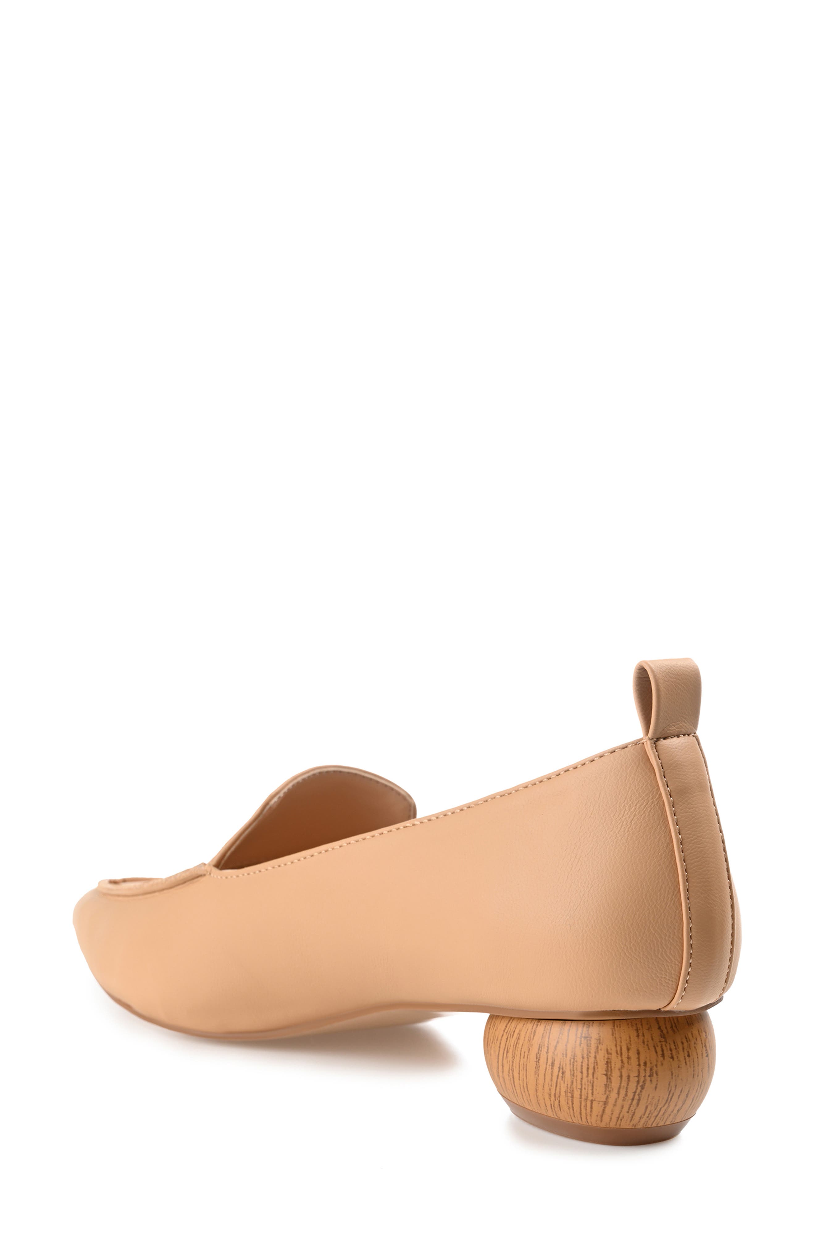 Journee Collection Maggs Heeled Loafer - Wide Width, Alternate, color, Tan