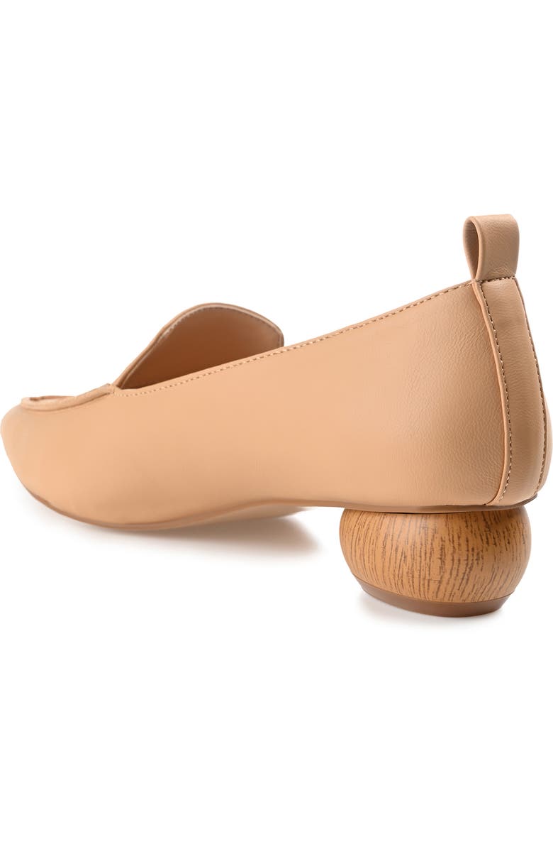 Journee Collection Maggs Heeled Loafer - Wide Width, Alternate, color, Tan