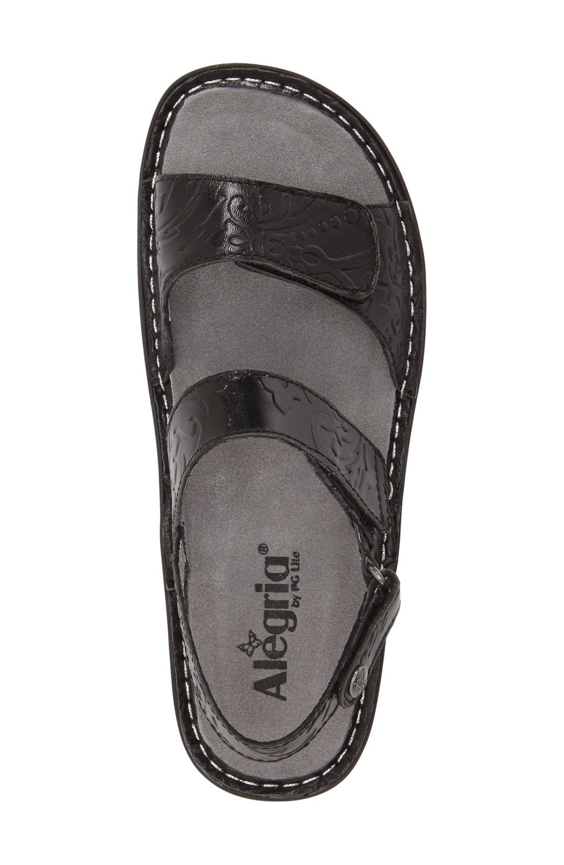 Verona Sandal, Alternate, color, BASKETRY BLACK