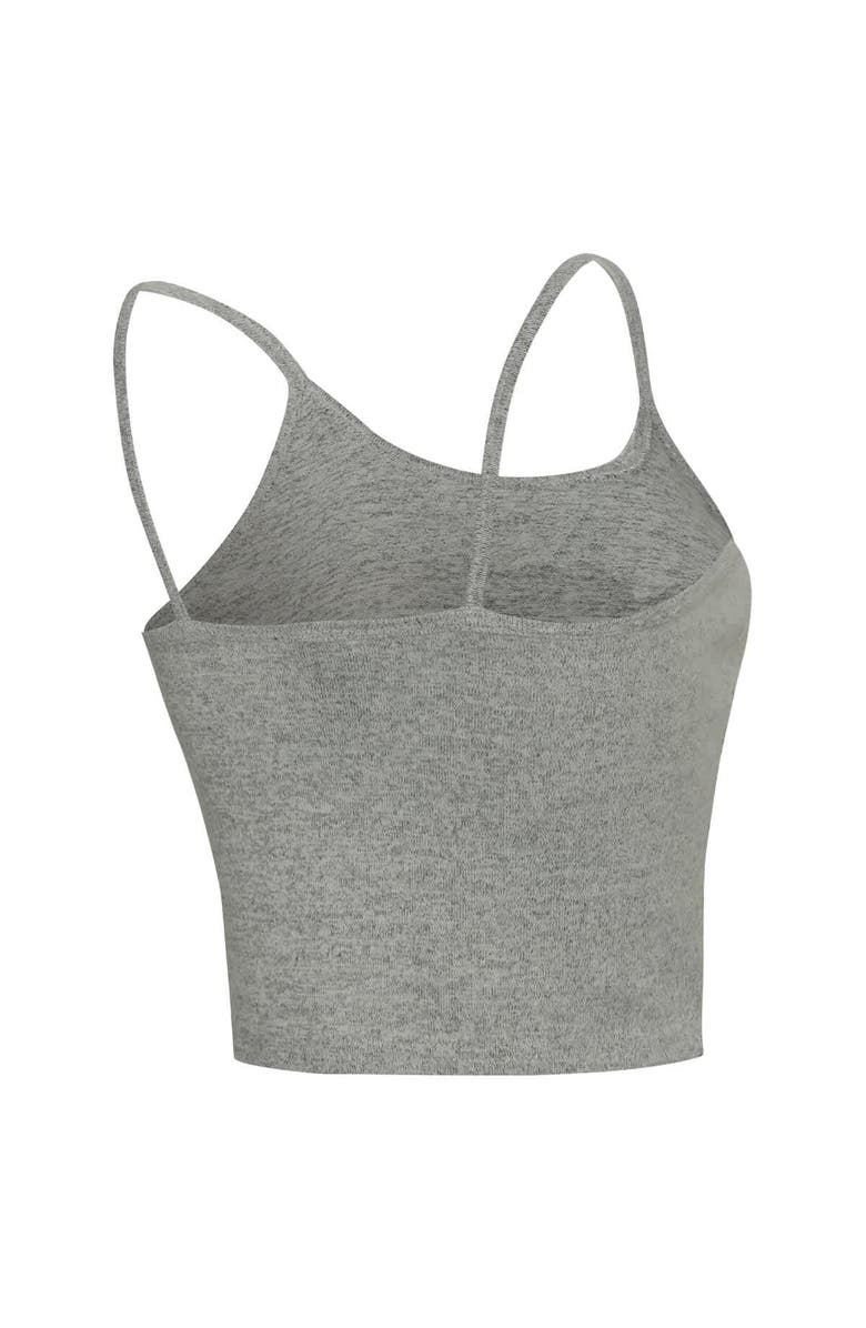 CONCEPTS SPORT Women's Concepts Sport  Heather Gray Dallas Cowboys Rigor Tank, Short & Robe Set, Alternate, color, Heather Gray
