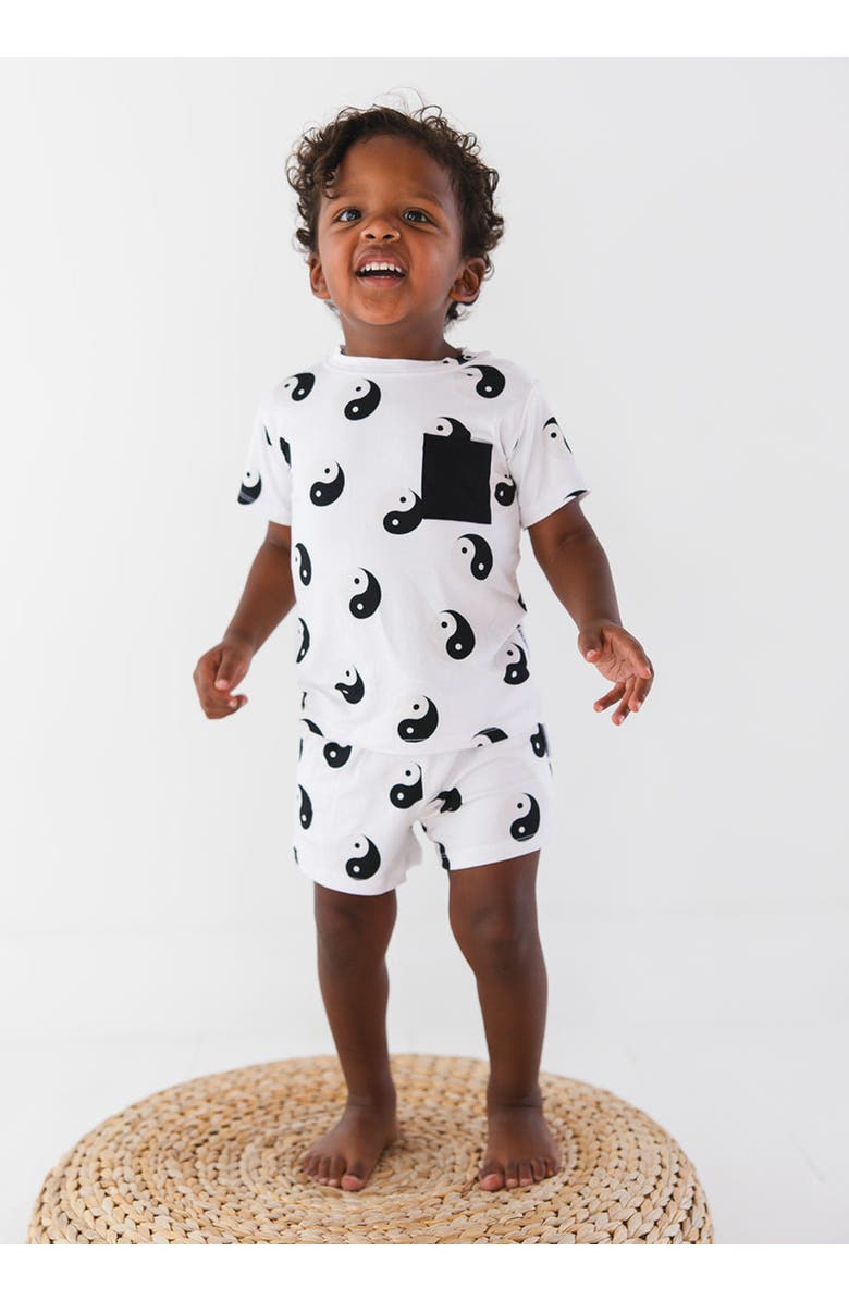 Charlie Lou Baby<sup>®</sup> Yin & Yang T-Shirt and Shorts Set, Alternate, color, White