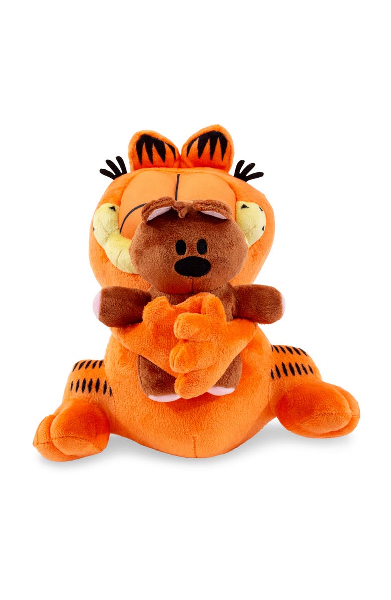 Toynk Garfield Holding Pooky 12-Inch Collector Plush, Alternate, color, Orange
