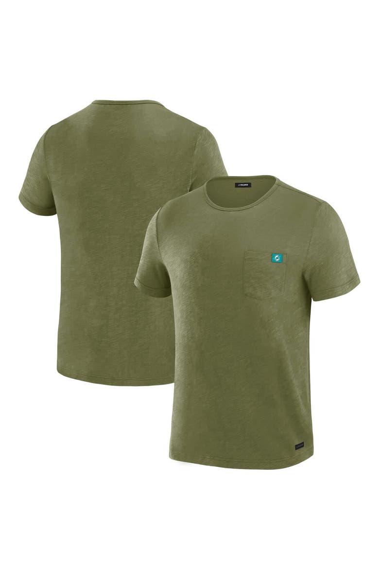 Men's J. Palmer Green Miami Dolphins In-The-Pocket T-Shirt, Main, color, Green