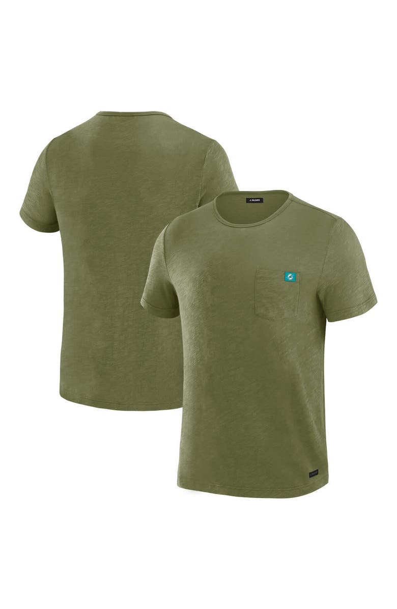 J. Palmer Men's J. Palmer Green Miami Dolphins In-The-Pocket T-Shirt, Main, color, Green