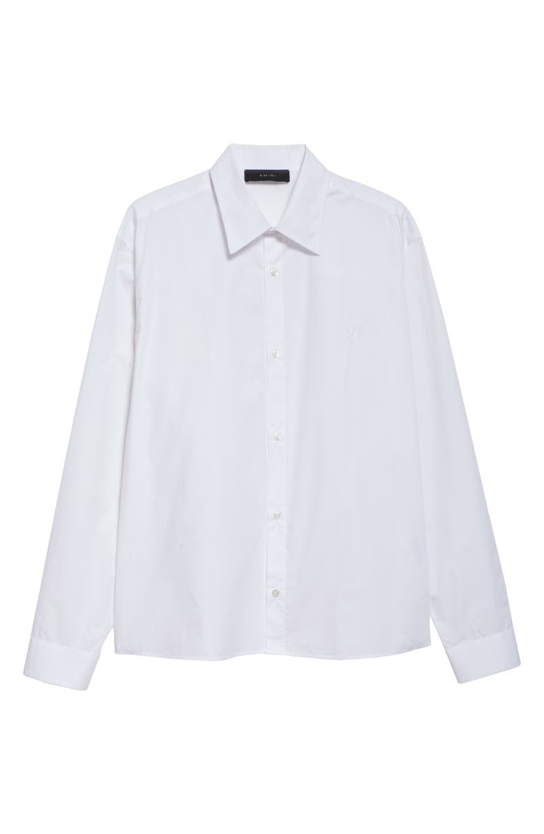 AMIRI Poplin Dress Shirt, Alternate, color, White