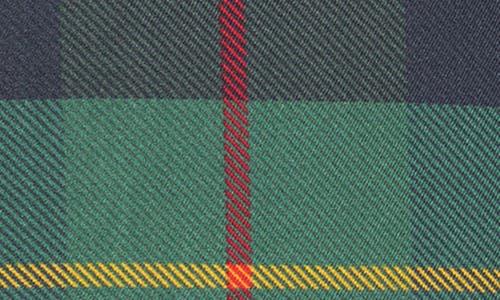 Brooks Brothers Solid Tie & Tartan Pocket Square Set In Green