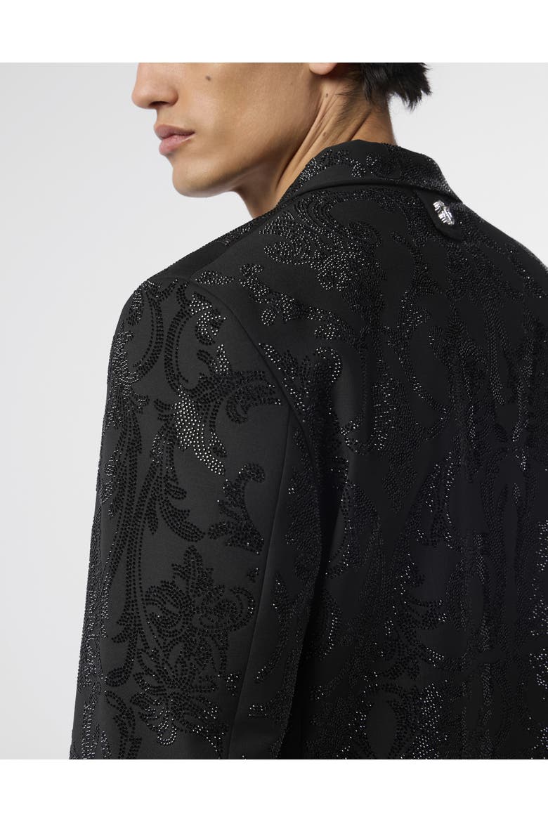 Blazer Brocade Strass Men, Alternate, color, black