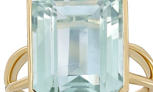 Bony Levy Color Bezel Set Green Amethyst Ring In Gold