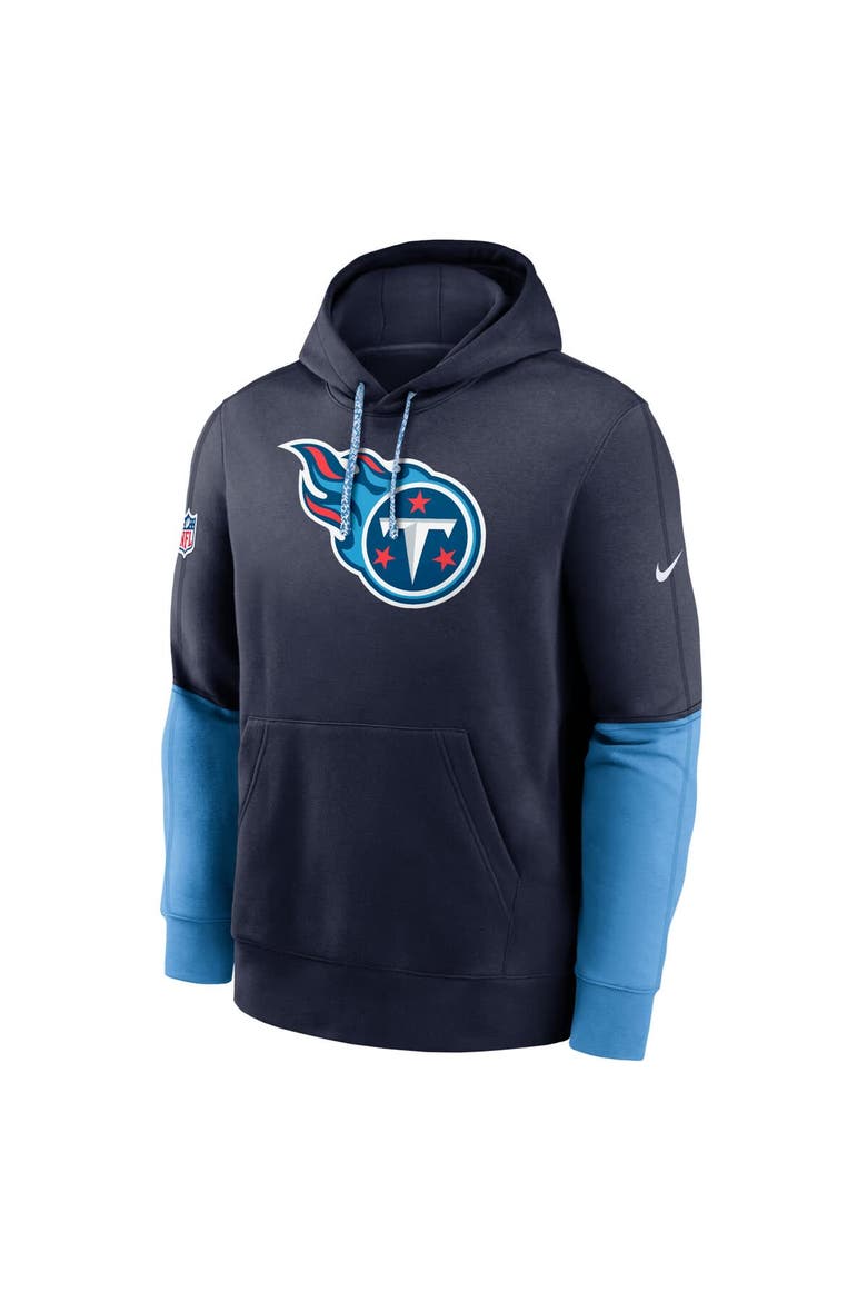 Men's Nike Navy Tennessee Titans 2024 Sideline Club Pullover Hoodie, Alternate, color, Navy