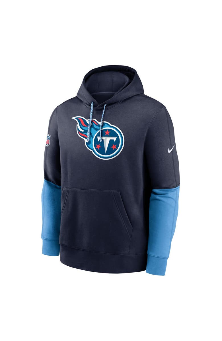 Nike Men's Nike Navy Tennessee Titans 2024 Sideline Club Pullover Hoodie, Alternate, color, Navy