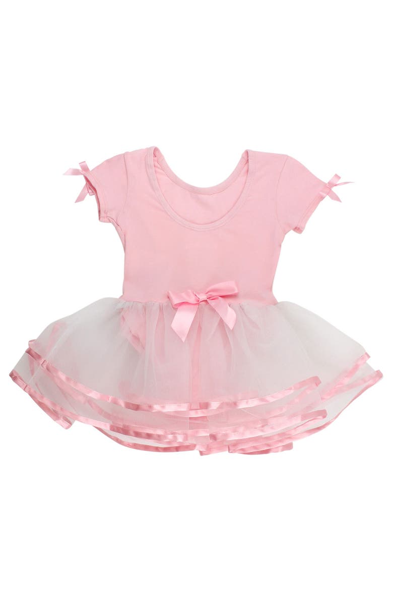 RuffleButts Girls Signature Tutu Leotard, Alternate, color, Pink