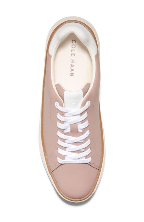 Shop Cole Haan Grandpro Topspin Sneaker In Fawn/white/crystal Gray