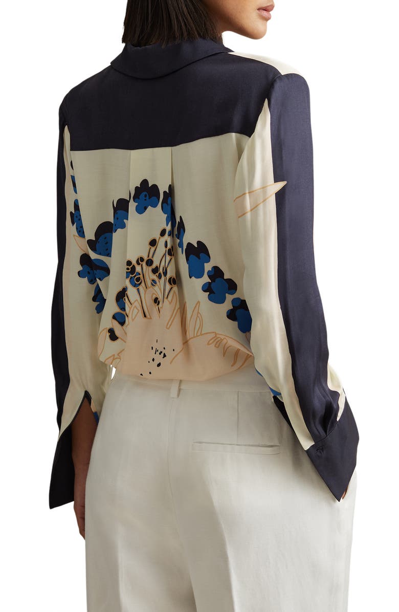 Reiss Isla Print Shirt, Alternate, color, 