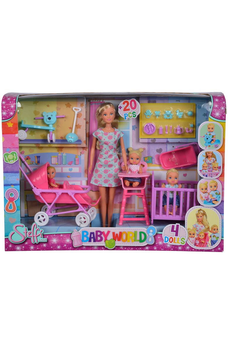 Steffi Love Baby World Set, Main, color, Multicolored