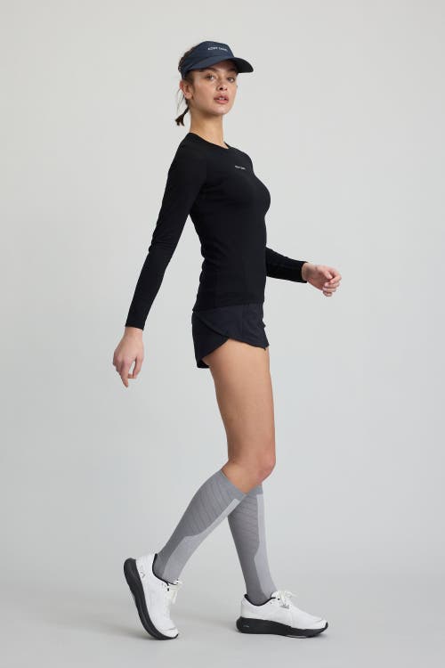 Cozy Zero 100% Merino Lightweight Soft L/s Crew In Black