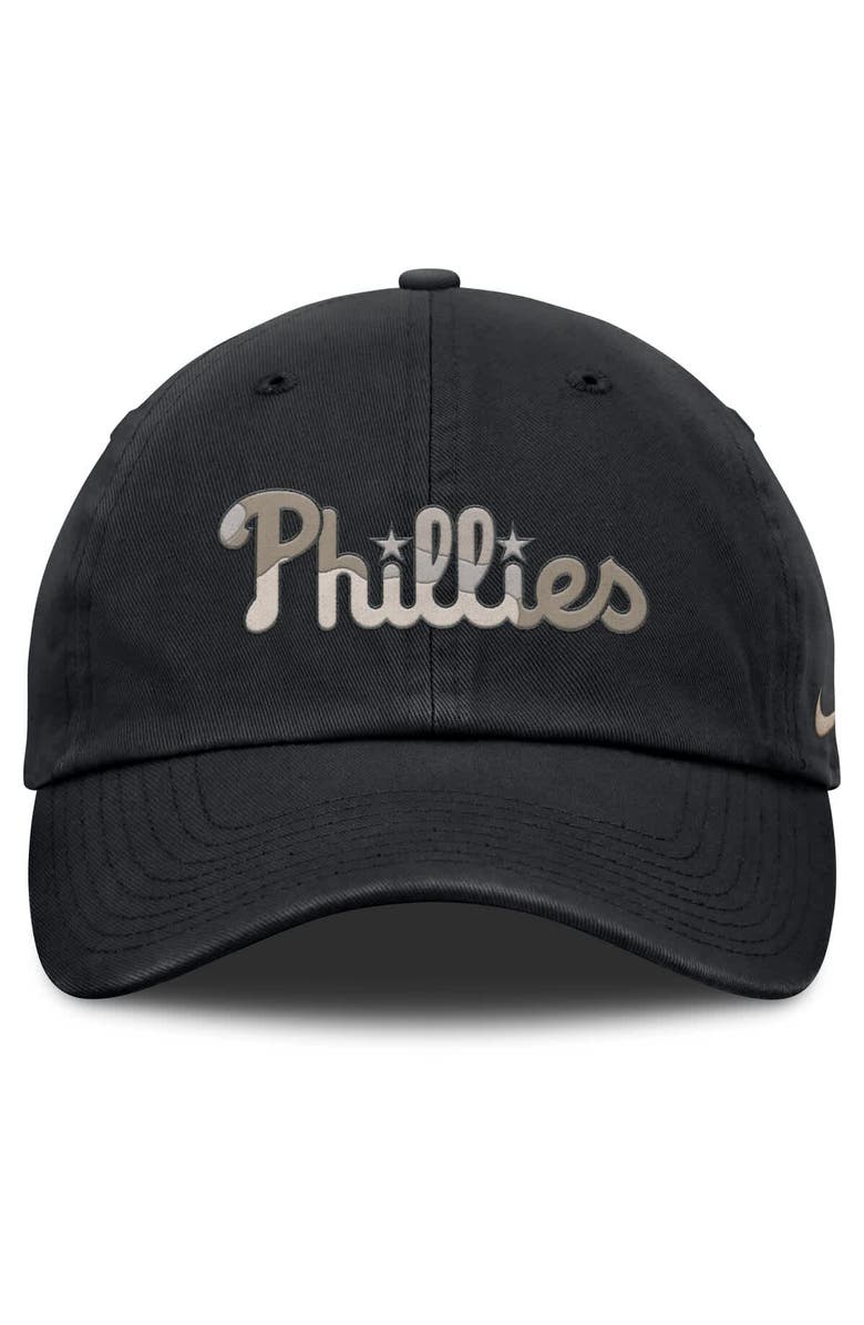 Nike Men's Nike Black Philadelphia Phillies Camo Pack Club Adjustable Hat, Alternate, color, Black