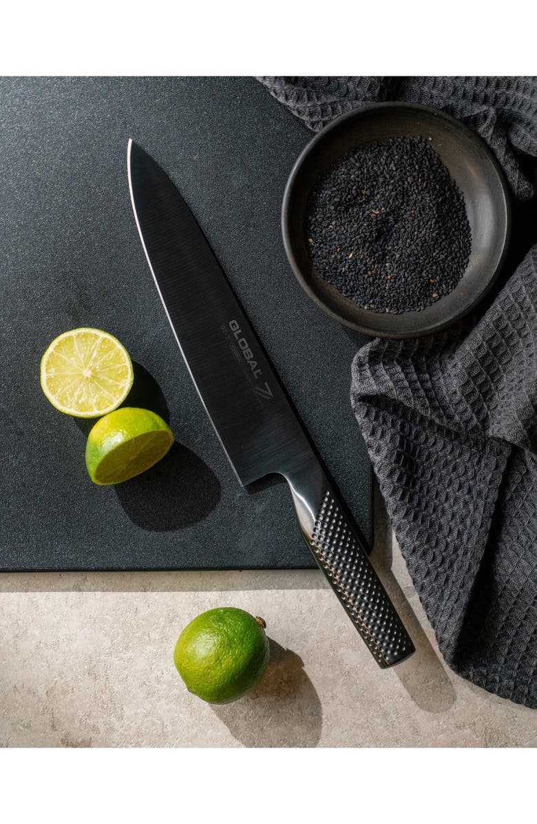 GLOBAL Limited Edition 8-Inch Chef's Knife, Alternate, color, Black
