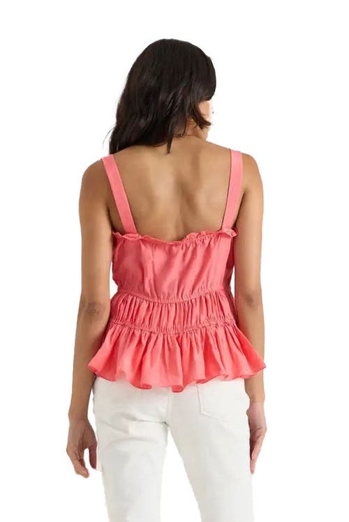 Calypso St Barth Calypso St. Barth Lola Top In Coral