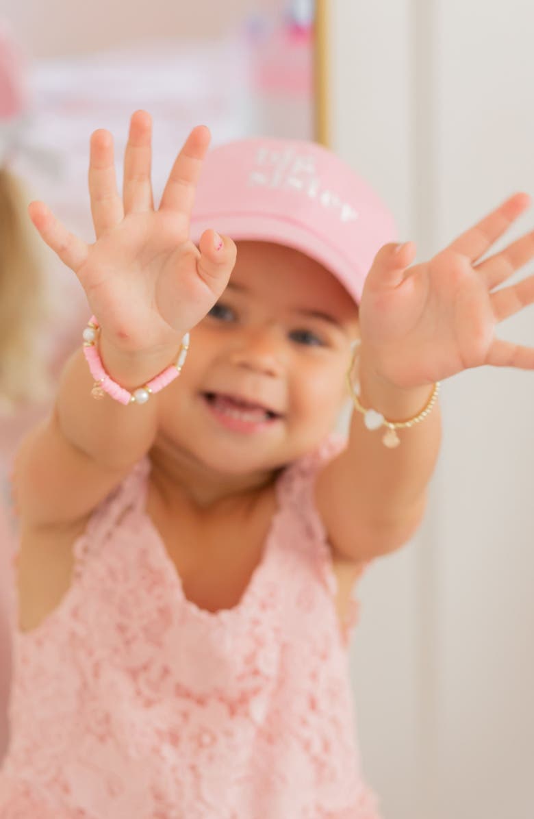 Bits & Bows Big Sis Girls' Bracelet Gift Set, Alternate, color, Pink