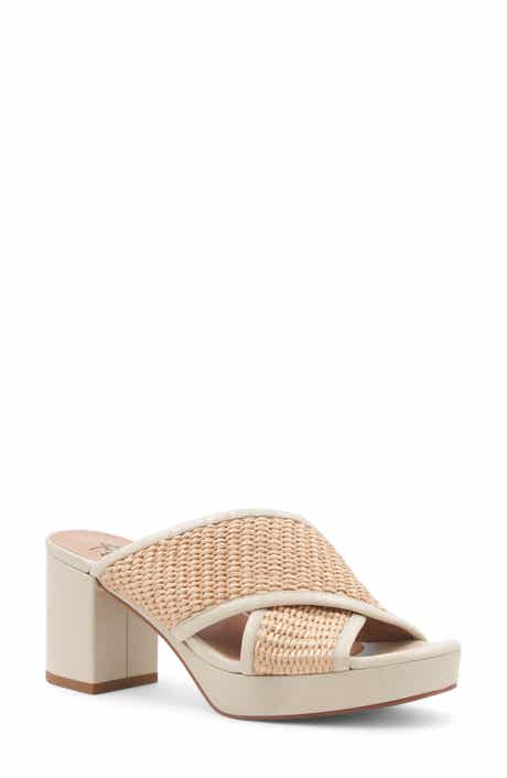 Aquatalia Madyson Water Repellent Platform Slide Sandal