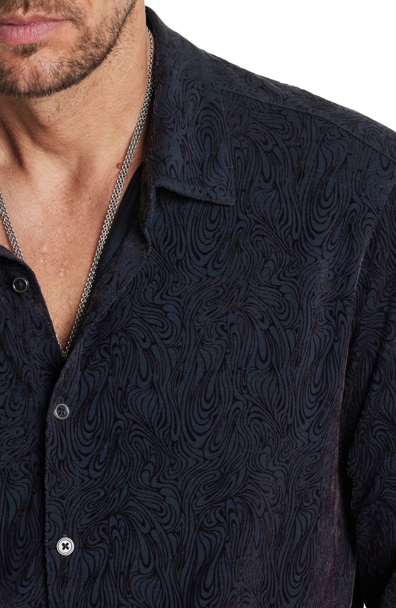 John Varvatos Veneto Regular Fit Stretch Button-Up Shirt, Alternate, color,