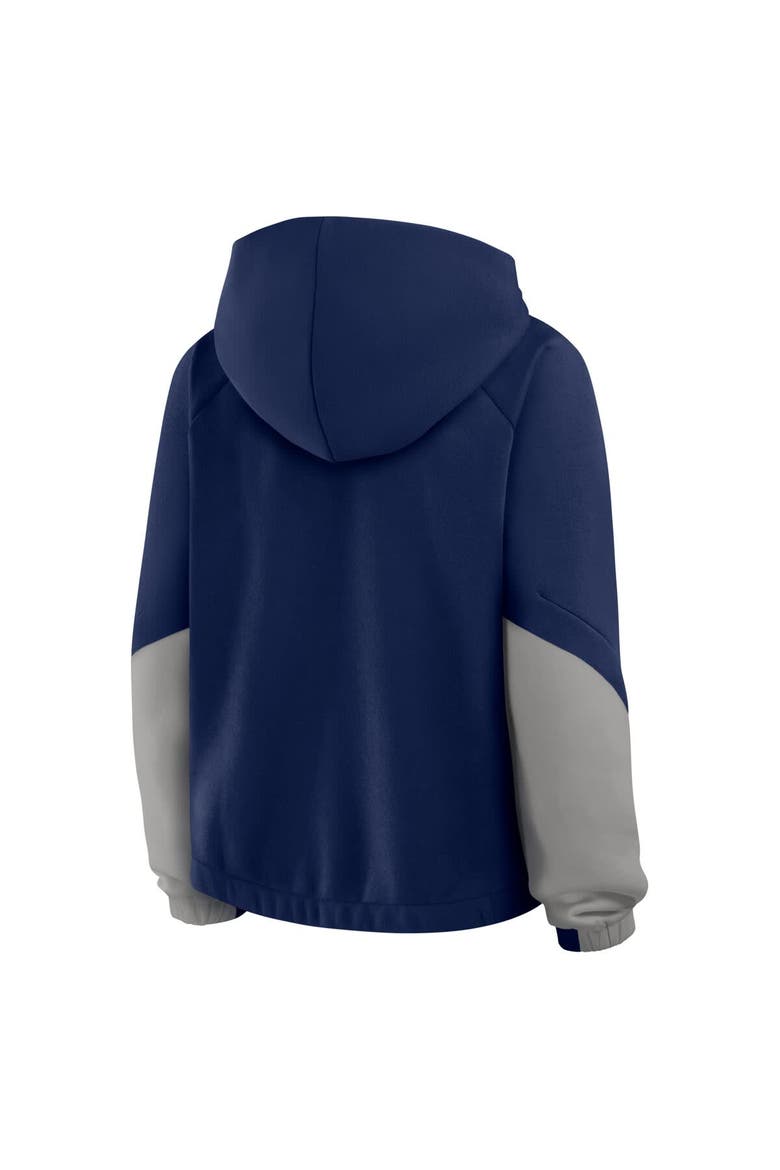 Women's Fanatics Navy New York Yankees Oversized Time to Win Pullover Hoodie, Alternate, color, Navy