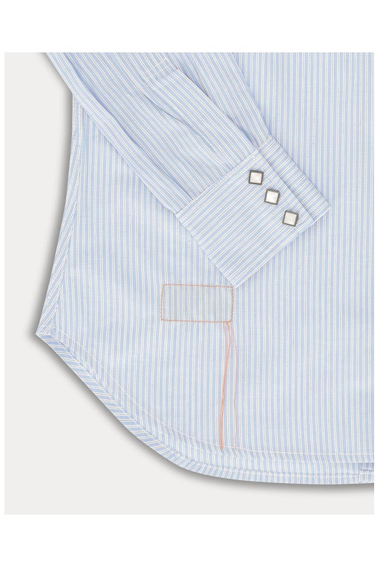 Toledo Striped Texan Shirt, Alternate, color, Blue