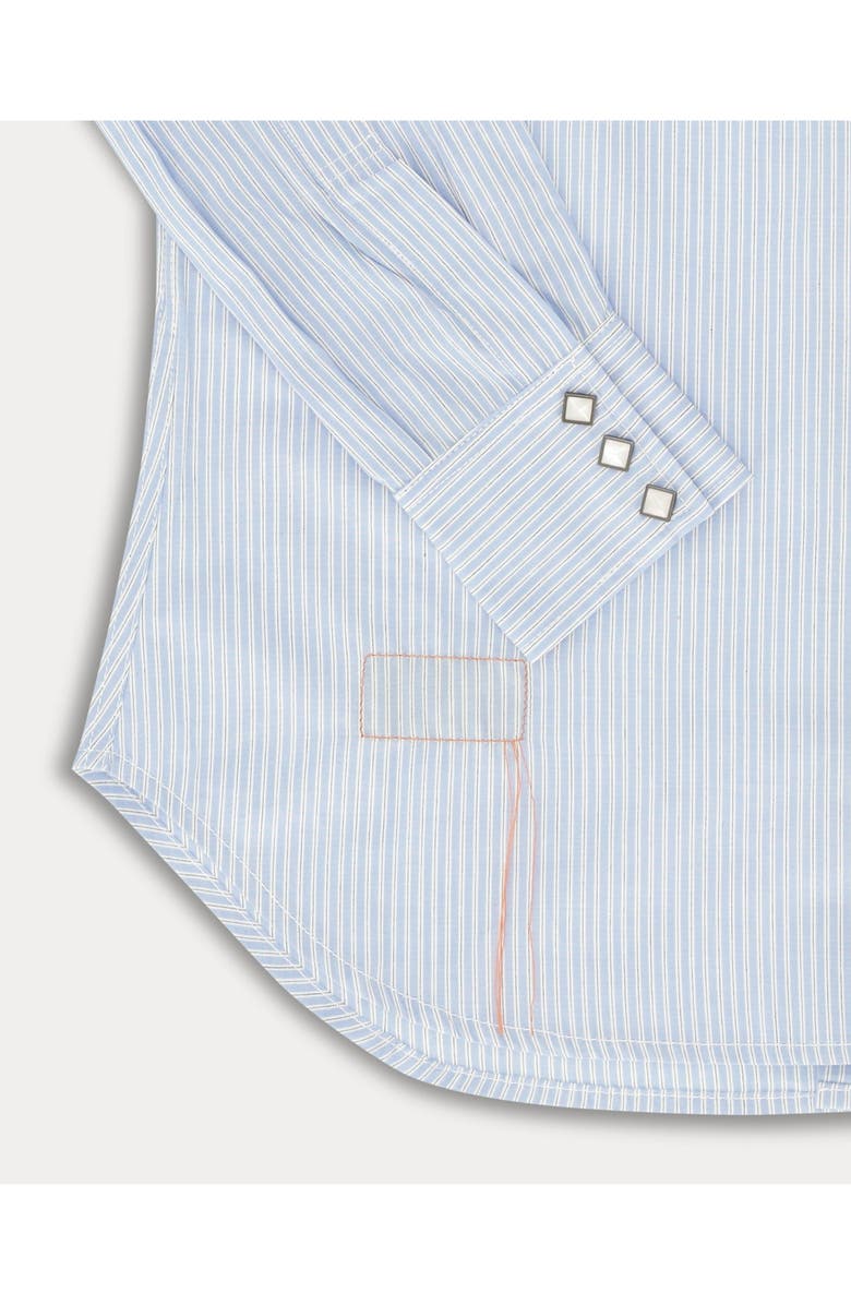 Fortela Toledo Striped Texan Shirt, Alternate, color, Blue